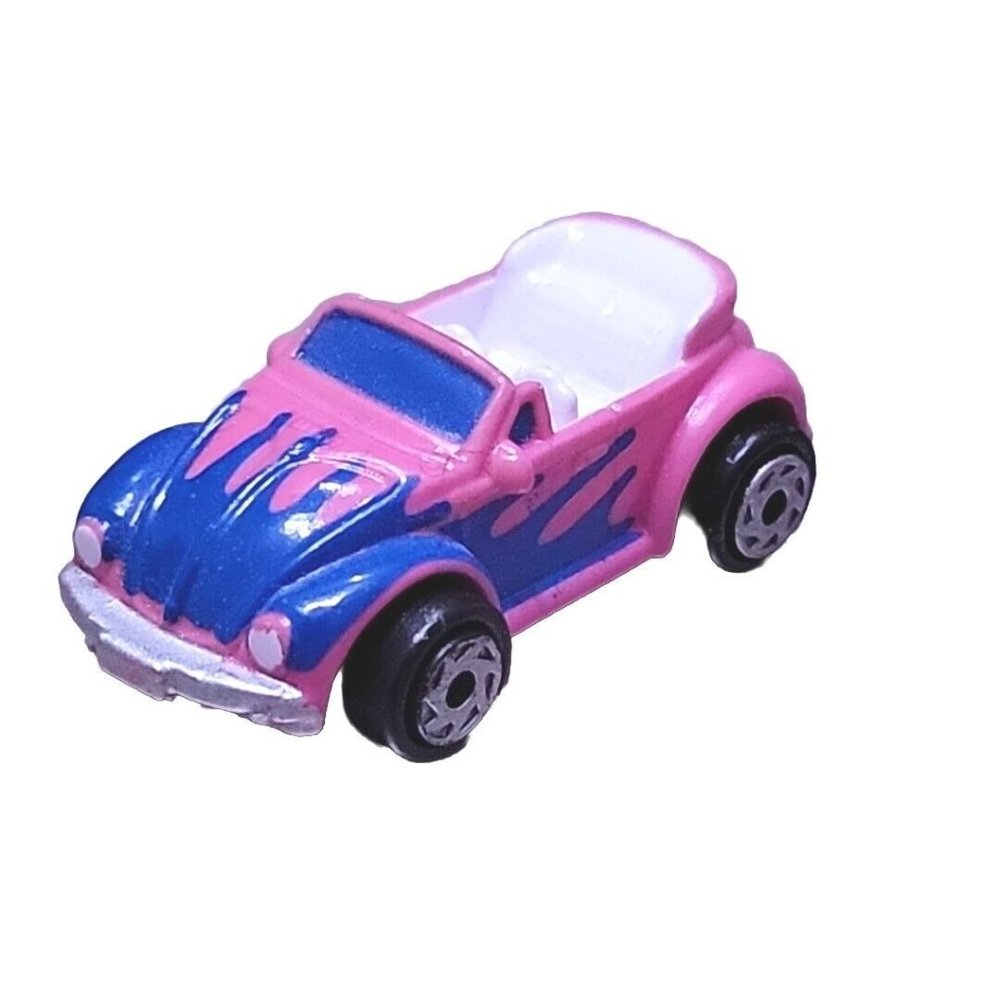 1991 Micro Machine Beetle Convertable Vintage 1:87 Purple Flame Color Change USA